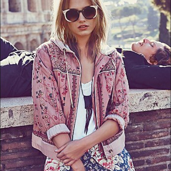 FREE PEOPLE Play My Song Studded JACKET Coat S M L - Picture 7 of 7